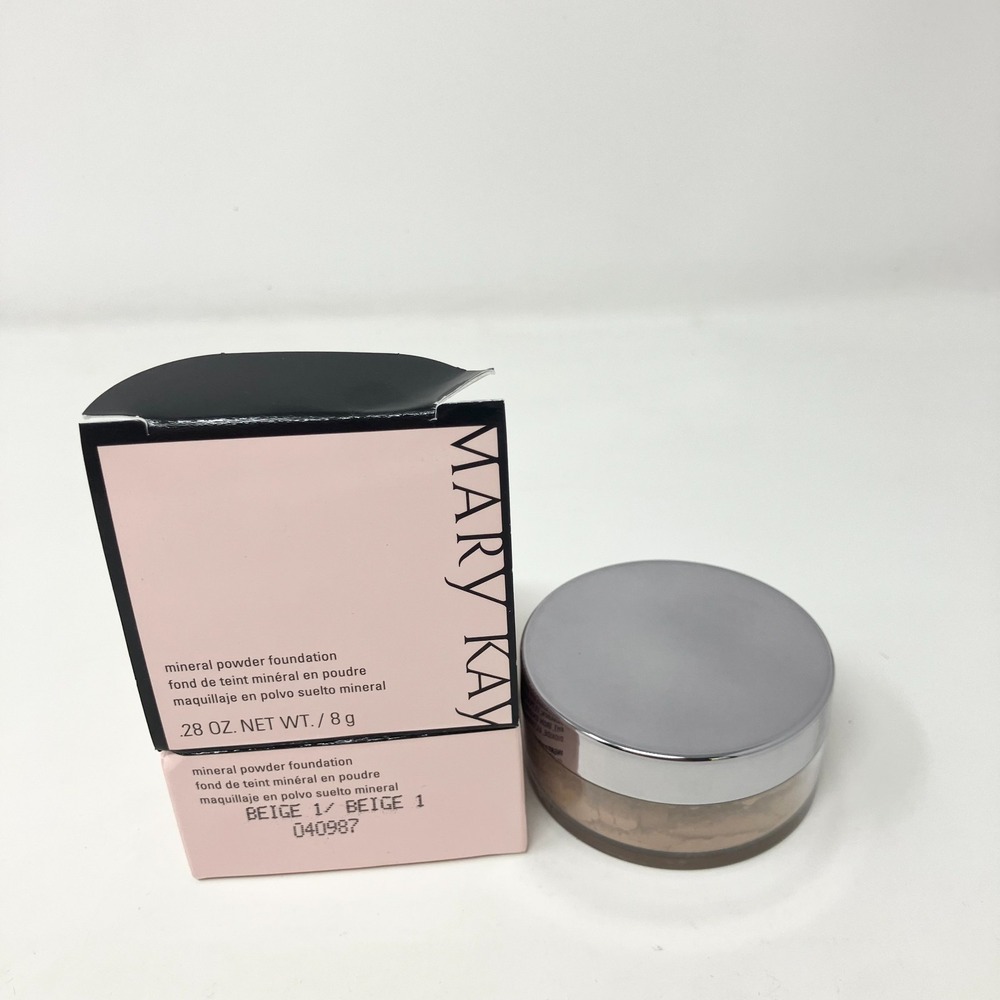 Mary Kay Mineral Powder Foundation BEIGE 1 040987 .28 Oz